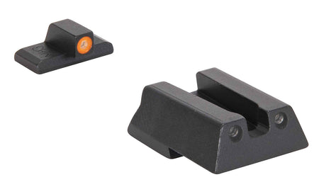 Meprolight USA 415453131 Hyper-Bright Green Tritium Orange Outline Front Sight-Green Tritium Black Outline Rear Sight HK VP9/HK45/HK45C