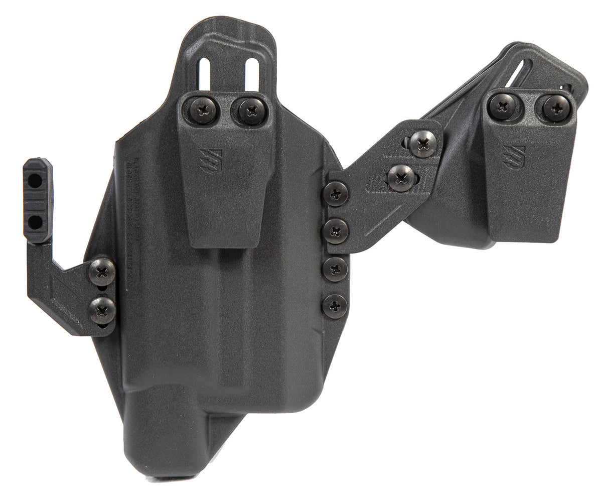 Blackhawk 416702BK Stache IWB Size 02 Black Polymer Belt Clip Compatible w/Glock 19/23/32/45 Belt 1.50" Wide Ambidextrous