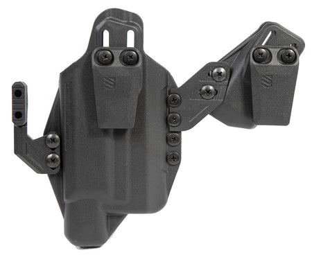 Blackhawk 416702BK Stache IWB Size 02 Black Polymer Belt Clip Compatible w/Glock 19/23/32/45 Belt 1.50" Wide Ambidextrous