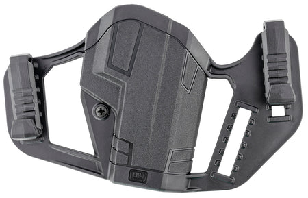 Uncle Mike's 79210 Apparition IWB/OWB, Black Polymer, Compatible w/Glock 19/23/26/27, Belt Clip Mount, Ambidextrous