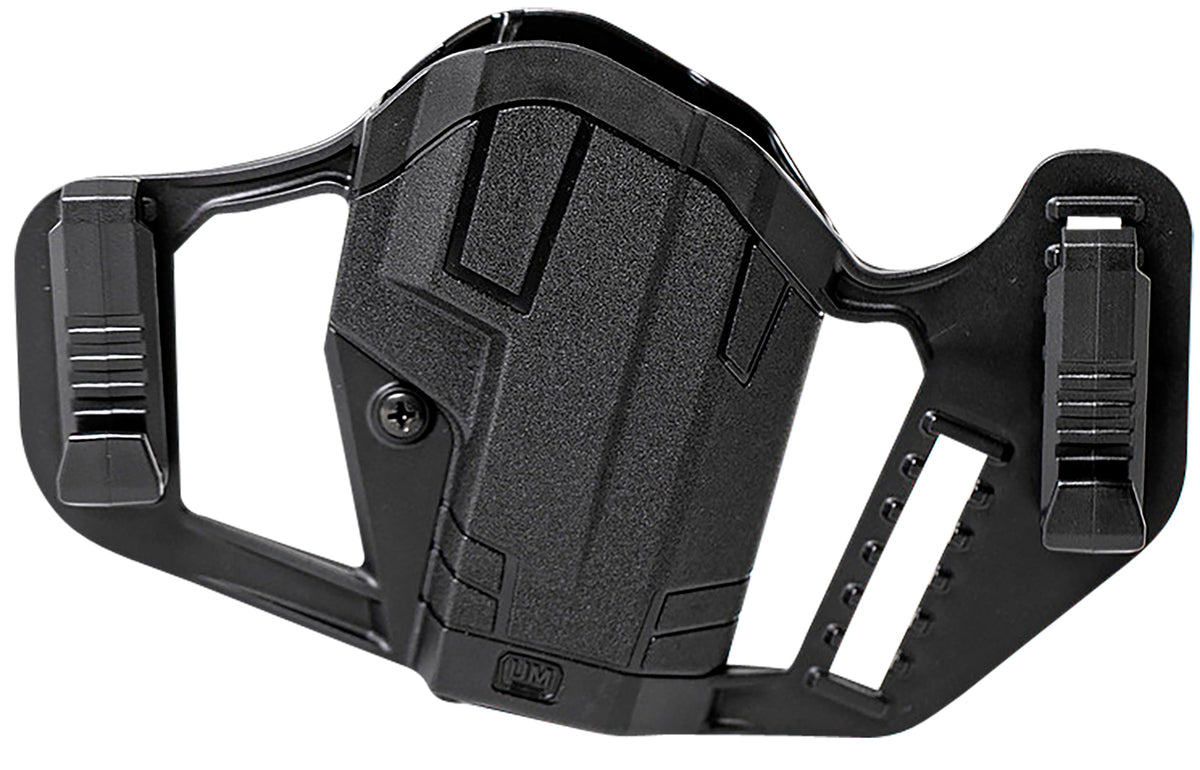 Uncle Mike's 79130 Apparition IWB/OWB Black Polymer Belt Clip Compatible w/Glock 43/43X Ambidextrous