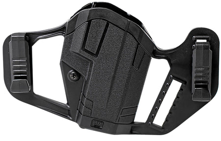 Uncle Mike's 79130 Apparition IWB/OWB Black Polymer Belt Clip Compatible w/Glock 43/43X Ambidextrous