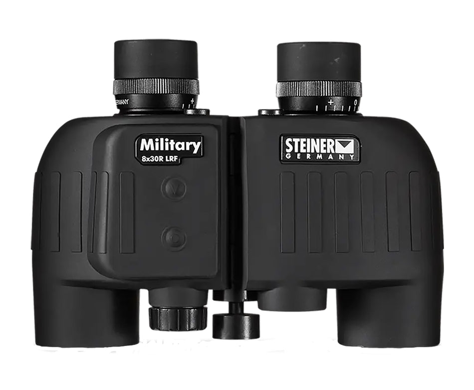 Steiner 2680 M830r Laser Rangefinder 8x 30mm Mil Radian Ranging Reticle, Floating Prism Auto Focus, Black Makrolon w/Rubber Armor