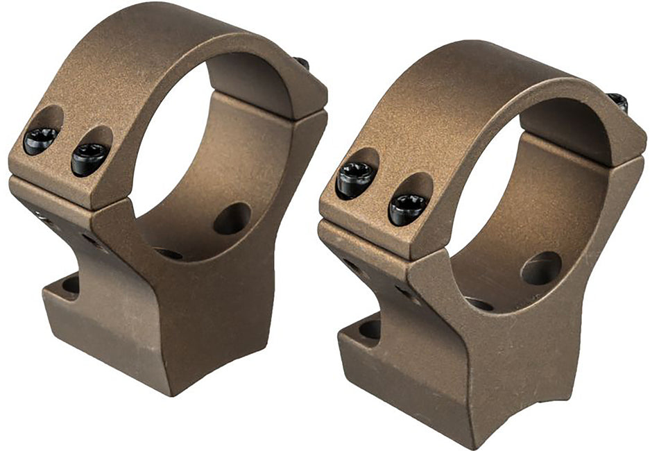 Talley HC750735 Scope Mount/Ring Combo Burnt Bronze Aluminum 30mm Tube X-Bolt High Rings Short/Long Action 0 MOA