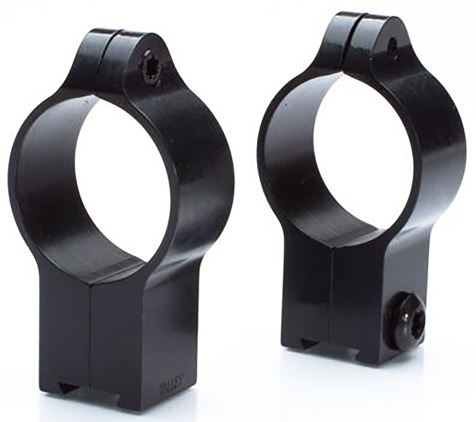 Talley 22CZRH Rimfire Rings Black CZ 452 European/455/457/512/513 1" High 0 MOA