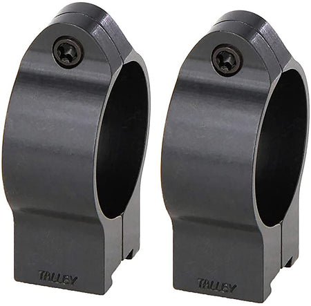 Talley 30CZRH Rimfire Rings Black CZ 452 European/455/457/512/513 30mm High 0 MOA
