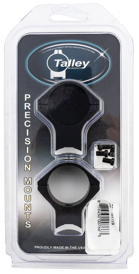 Talley 75X719 Scope Mount/Ring Combo Black Anodized Aluminum 30mm Tube Savage (8-40) Round Receiver w/Accutrigger High Rings 0 MOA
