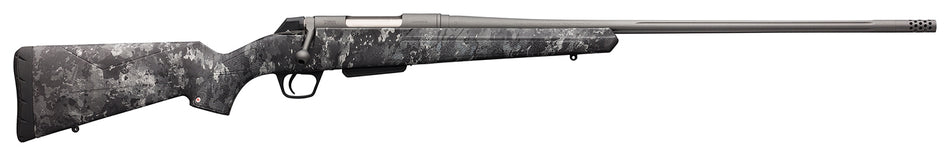 Winchester Guns 535776255 XPR Extreme Hunter 300 WSM 3+1 Cap 24" MB Tungsten Gray Cerakote Rec TrueTimber Midnight Stock Right Hand with MOA Trigger System (Full Size) No Sights