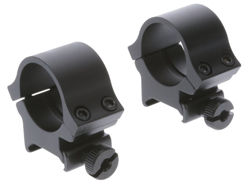 TruGlo TGTG8961B2 Lightweight Scope Rings Matte Black 1" High