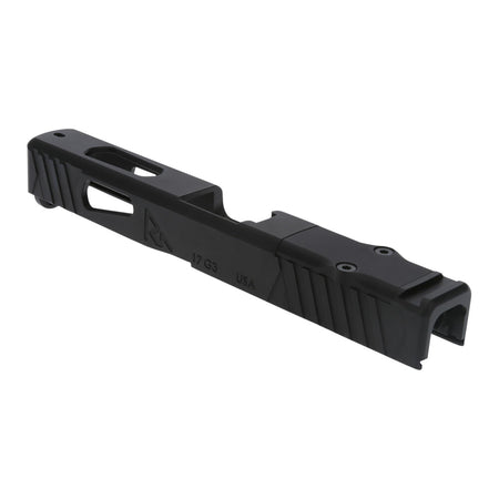 Rival Arms RA-RA10P102A Precision Slide with Front & Rear Serrations QPQ Black 416R Stainless Steel for Sig P365XL