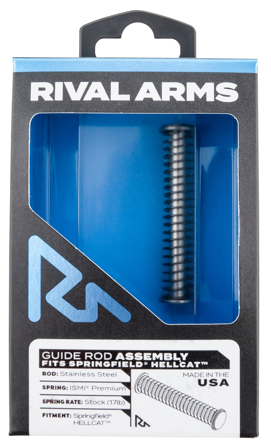 Rival Arms RARA50A201S Guide Rod Assembly Guide Rod Assembly Stainless Steel for Springfield Hellcat