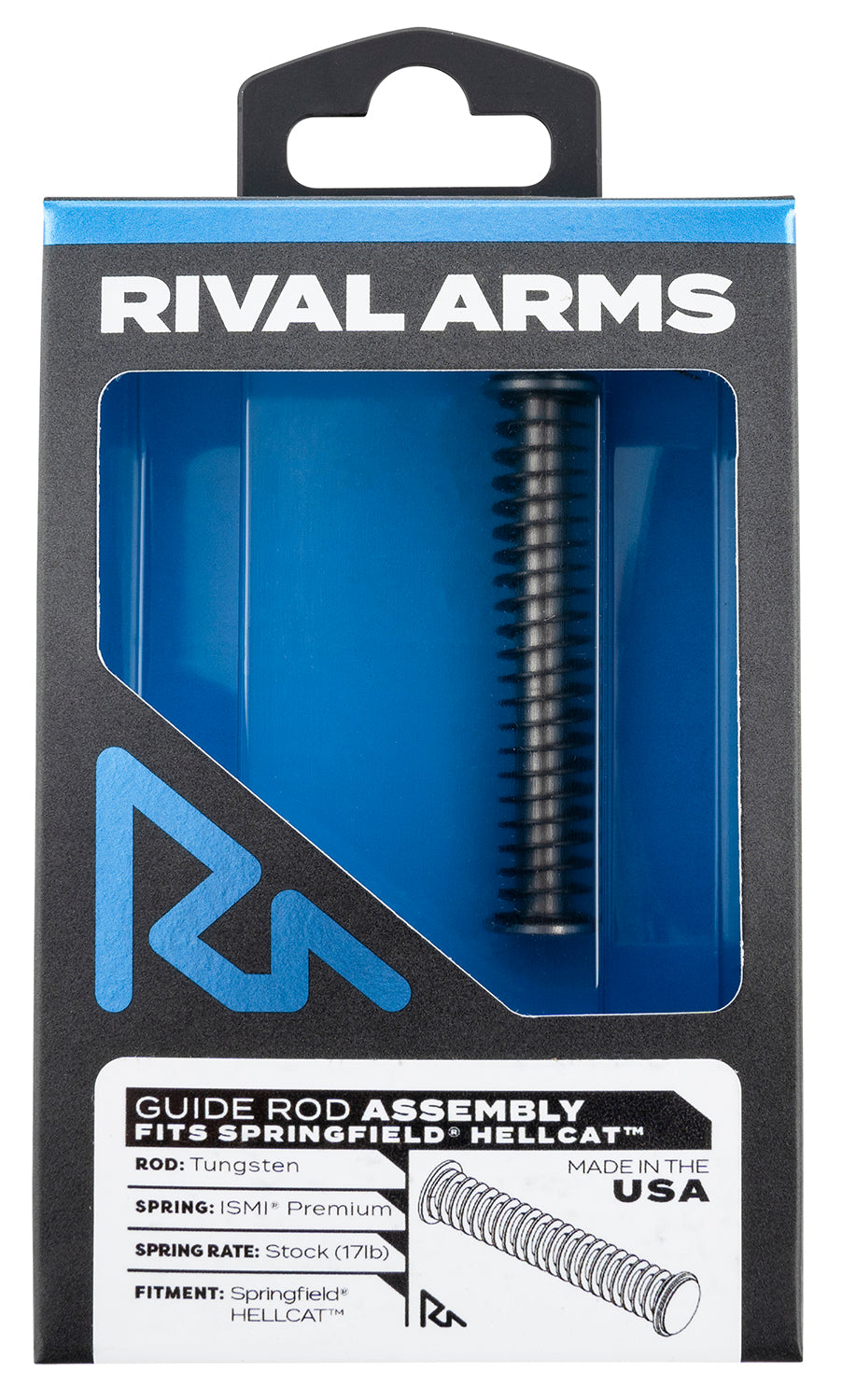 Rival Arms RARA50A201T Guide Rod Assembly Tungsten for Springfield Hellcat