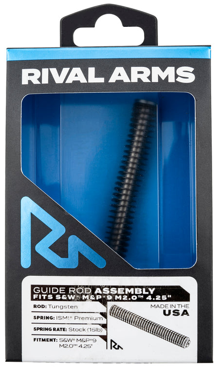 Rival Arms RARA50M201T Guide Rod Assembly Guide Rod Assembly Tungsten for S&W M&P-9 (4.25")