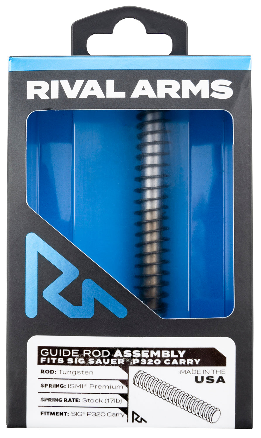 Rival Arms RARA50S301T Guide Rod Assembly Guide Rod Assembly Tungsten for Sig P320 Carry