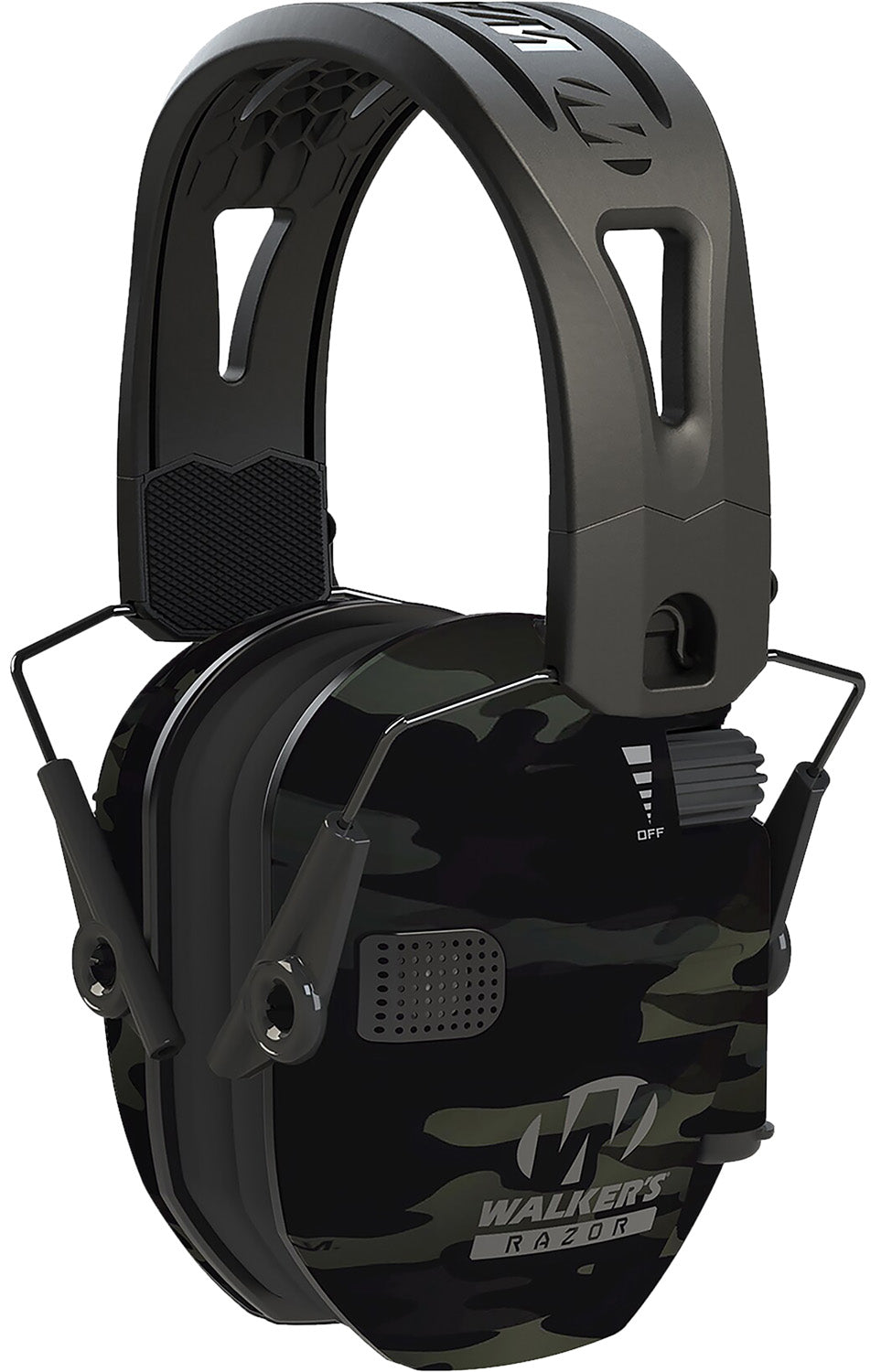Walker's GWPRSEMRHMCCG Razor Tacti-Grip 23 dB Over the Head Gray MultiCam/Black Polymer