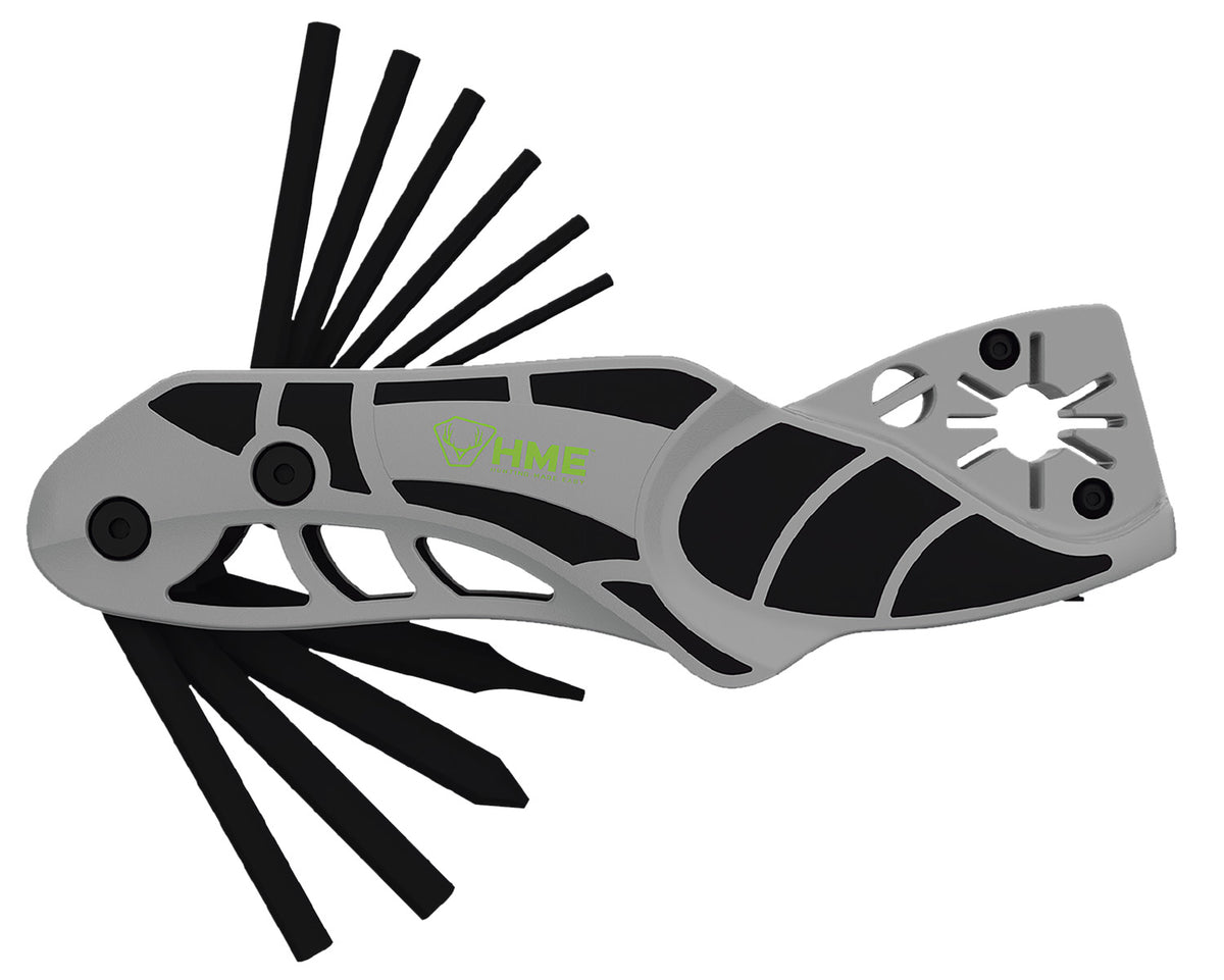 HME HMEATWRBH 14-In-1 Archery Black/Gray Metal Folding