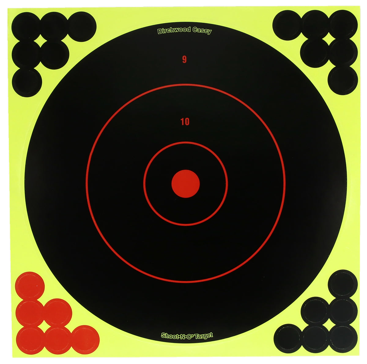 Birchwood Casey TDSNC1212PK Target Dispenser Adhesive Paper 12" Bullseye, Includes Pasters 12 PK