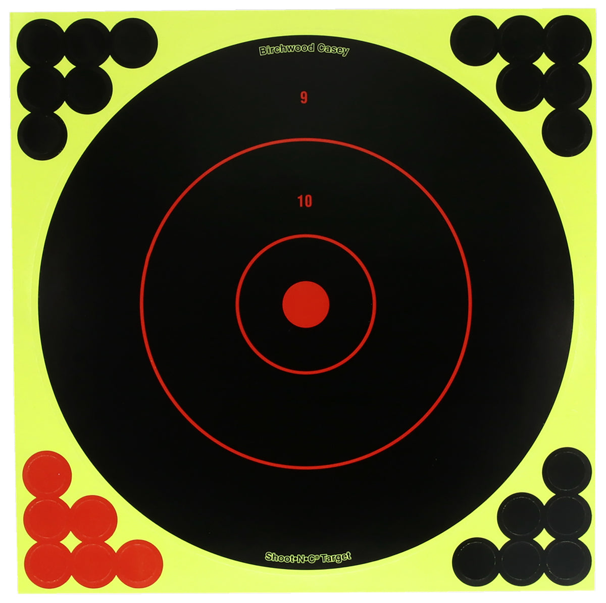 Birchwood Casey TDSNC1225PK Target Dispenser Adhesive Paper 12" Bullseye Includes Pasters 25 Per Pack