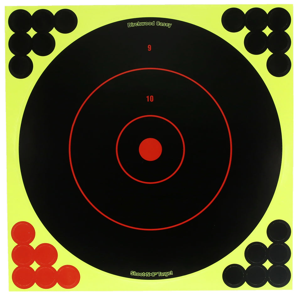 Birchwood Casey TDSNC1225PK Target Dispenser Adhesive Paper 12" Bullseye Includes Pasters 25 Per Pack
