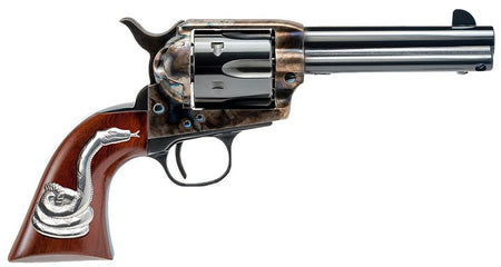 Cimarron MP410SSI01 Man With No Name 45 Colt (LC) 6rd 4.75" Blued Barrel & Cylinder Color Case Hardened Steel Frame with Walnut Grip with Integrated Snake