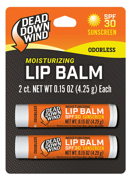 Dead Down Wind 1249BC Lip Balm 0.15 oz Unscented Broad Spectrum SPF 30 Sunscreen