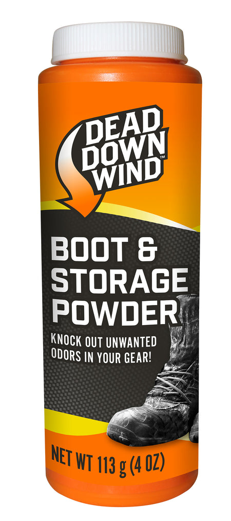 Dead Down Wind 1215N Boot Powder Odor Eliminator Unscented Scent Cornstarch/Talc 4 oz