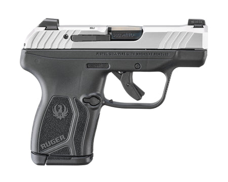 Ruger 13754 LCP Max *CA Complaint 380 ACP 10+1 2.80" Black Oxide Alloy Steel Barrel, Matte Stainless Steel Serrated Slide, Black Polymer Frame, Textured Grip
