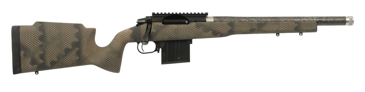Proof Research 137987 Elevation MTR 2.0 6mm ARC 4+1 16.50" Carbon Fiber Match Grade Threaded Barrel, Black Receiver w/Picatinny Rail, Tactical Flat Dark Earth Proof Fixed Carbon Fiber Stock, Right Han