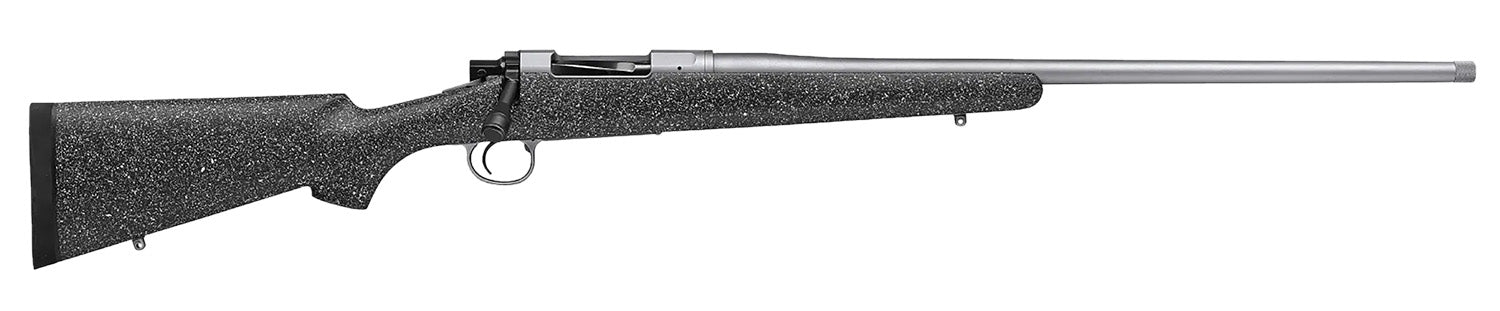 Nosler 40521 M21 280 Ackley Improved 4+1 24" Barrel, Stainless Steel Nitride Metal Finish, Gray Speckled Black All-Weather Epoxy Stock