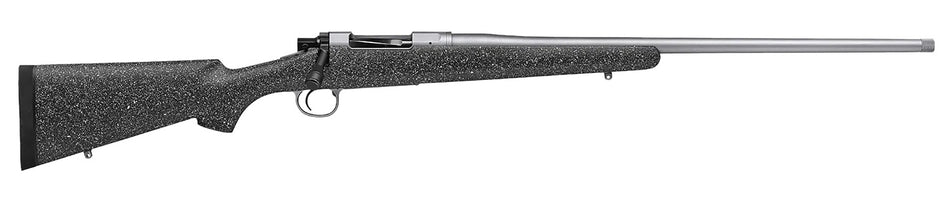 Nosler 40921 M21 30 Nosler 3+1 24" Barrel, Stainless Steel Nitride Metal Finish, Gray Speckled Black All-Weather Epoxy Stock