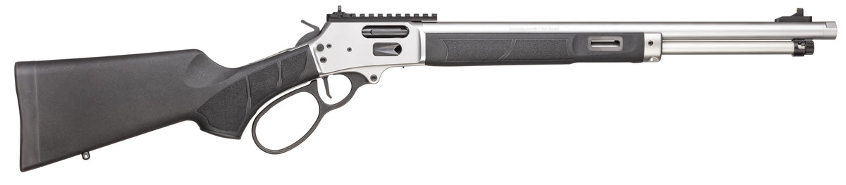 Smith & Wesson 13814 1854 45 Long Colt 9+1 19.25" Stainless Threaded Barrel, Picatinny Rail Stainless Steel Receiver, M-LOK Forend, Fixed Black Synthetic Stock