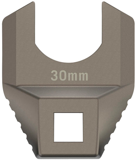 Real Avid AVMF30BNW Master -Fit Barrell Nut Wrench 30MM Titanium Titanium/Stainless Steel AR-Platform Free-Float Handle