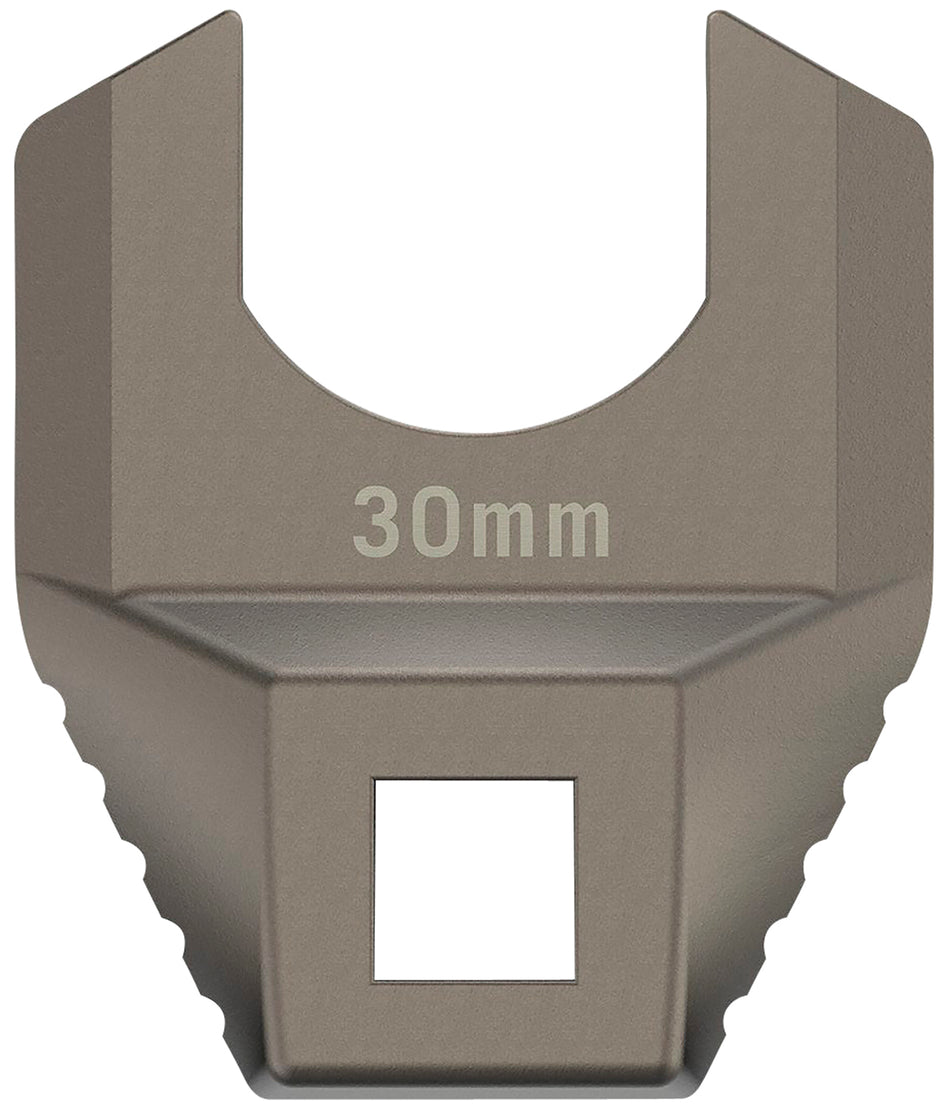 Real Avid AVMF30BNW Master -Fit Barrell Nut Wrench 30MM Titanium Titanium/Stainless Steel AR-Platform Free-Float Handle