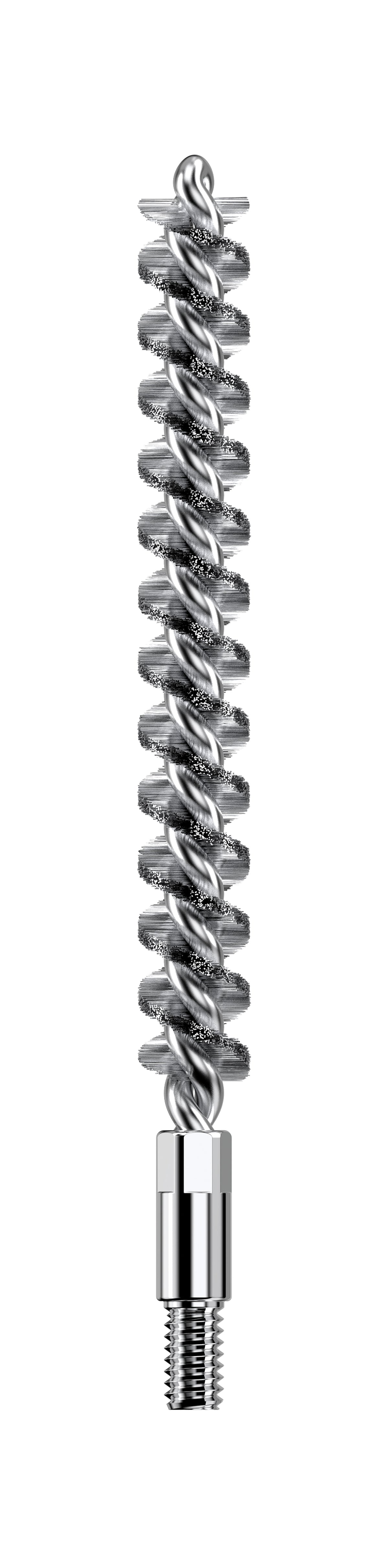 Real Avid AVBMSB65MM Bore-Max Speed Brush 6.5mm Rifle Nickel Plated Bronze Brush