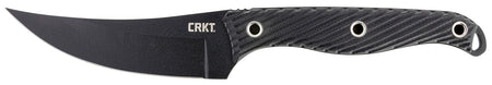 CRKT 2709 Clever Girl 4.60" Fixed Plain Black Powder Coated SK-5 Steel Blade/ Black G10 Handle Includes Sheath