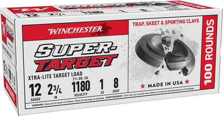 Winchester Super-Target Xtra-Lite Value Pack 12 Gauge 2.75 in 1 oz #8