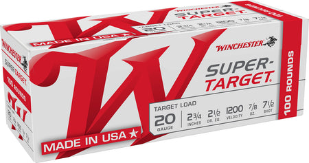 Winchester USA Super-Target 20 Gauge 2.75 in 7/8 oz #7.5