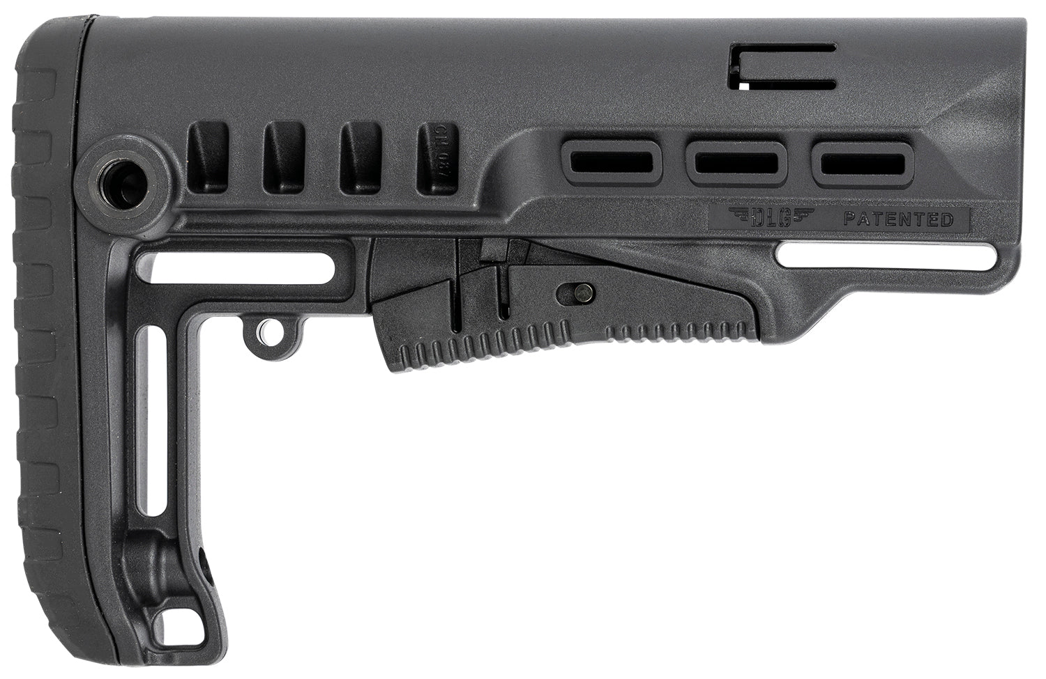 NcStar VG087 Tactical Mil-Spec Stock Black Synthetic Collapsible
