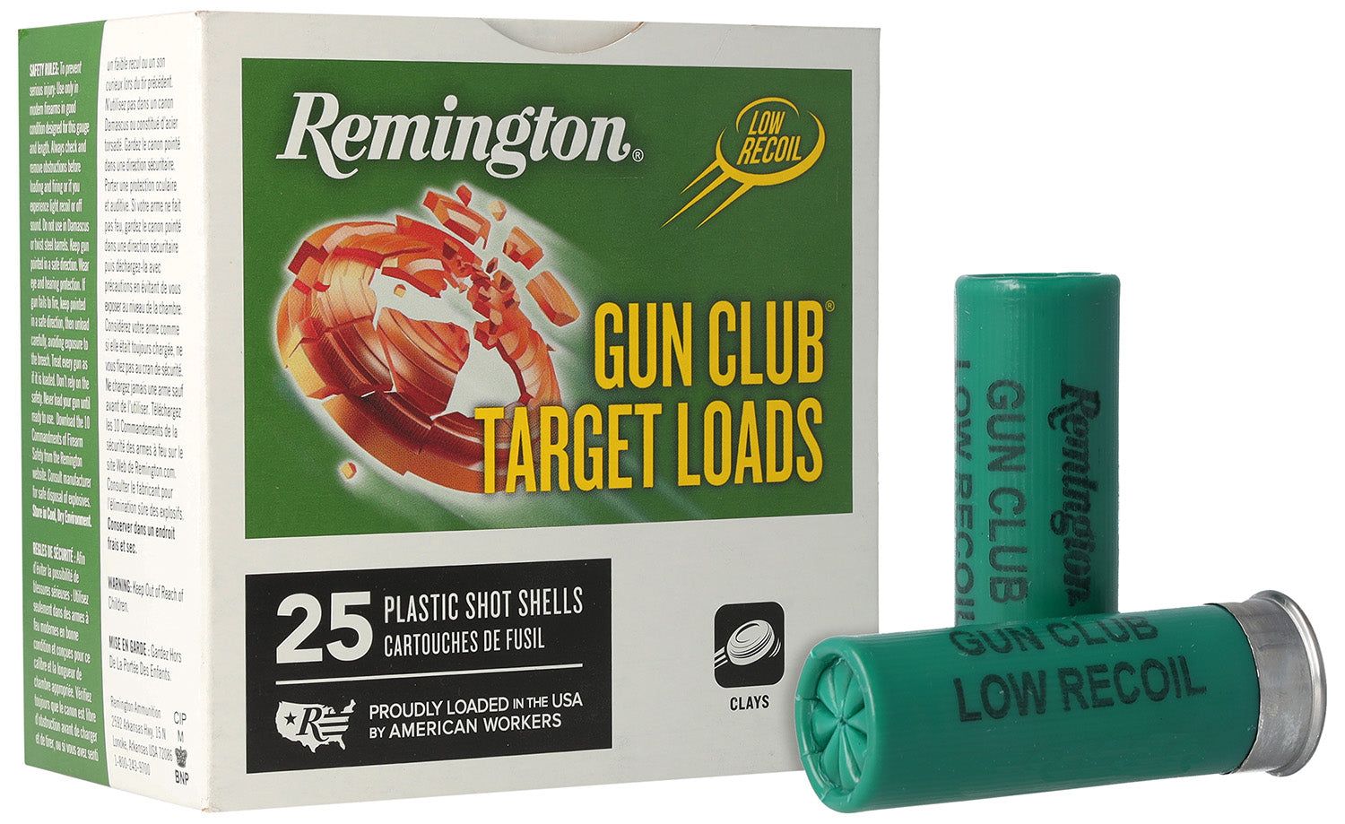 Remington Gun Club Target Load 12 Gauge 2.75'' 1 1/8 oz #8 Shot