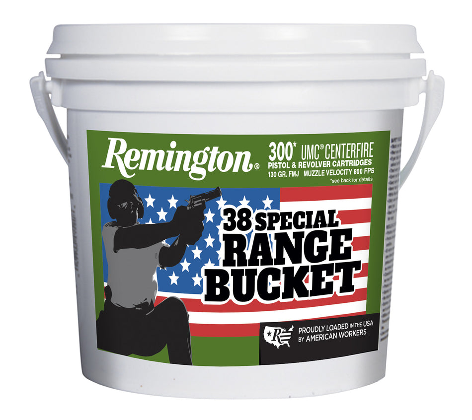 Remington .38 Special UMC 130gr FMJ Ammo - 300 Rounds