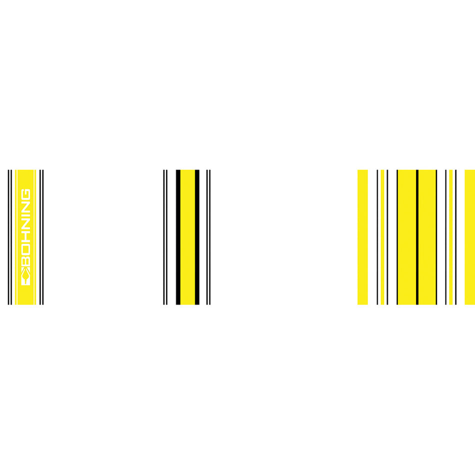 Bohning Arrow Wraps Crested Yellow 7 in. Standard 13 pk.