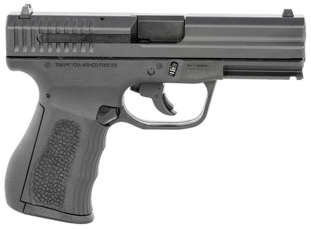 FMK G9C1G2BSSCM 9C1 G2 *CA/MA Compliant 9mm Luger 10+1 4" Black Stainless Steel Barrel, Black Serrated Carbon Steel Slide, Black Polymer Frame w/Picatinny Rail, Black Backstrap Grip