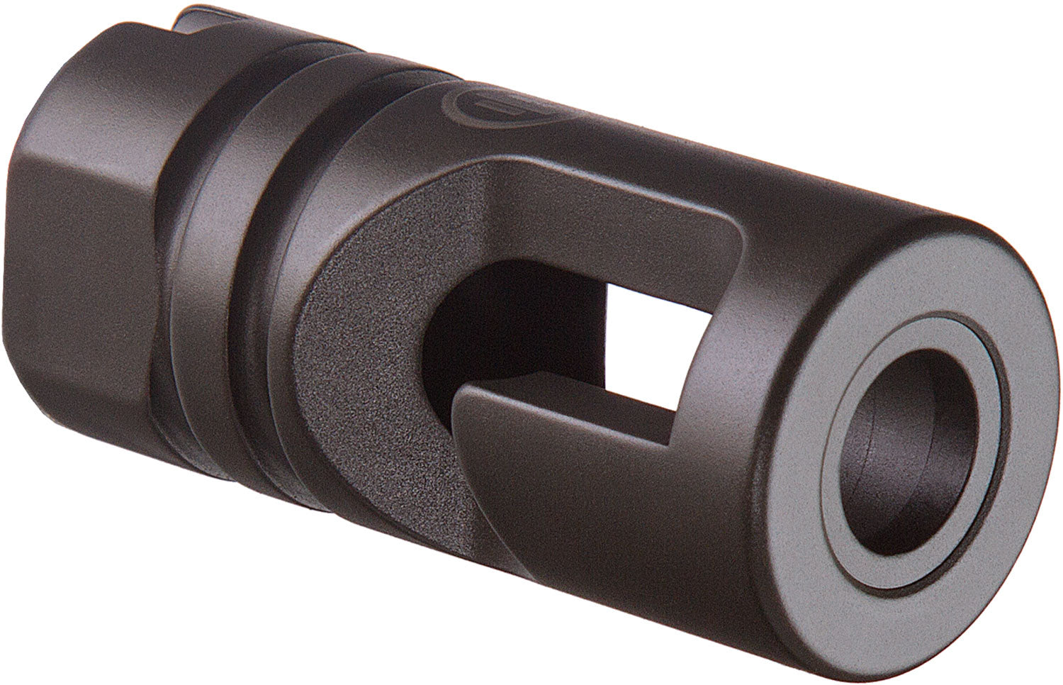 Primary Weapons 3JTC14F1 JTAC 47 Compensator Black 4140 Steel w/M14x1 LH Threads, 2.20" OAL & .900" Diameter For 7.62x39mm/5.45x39mm AR-Platform