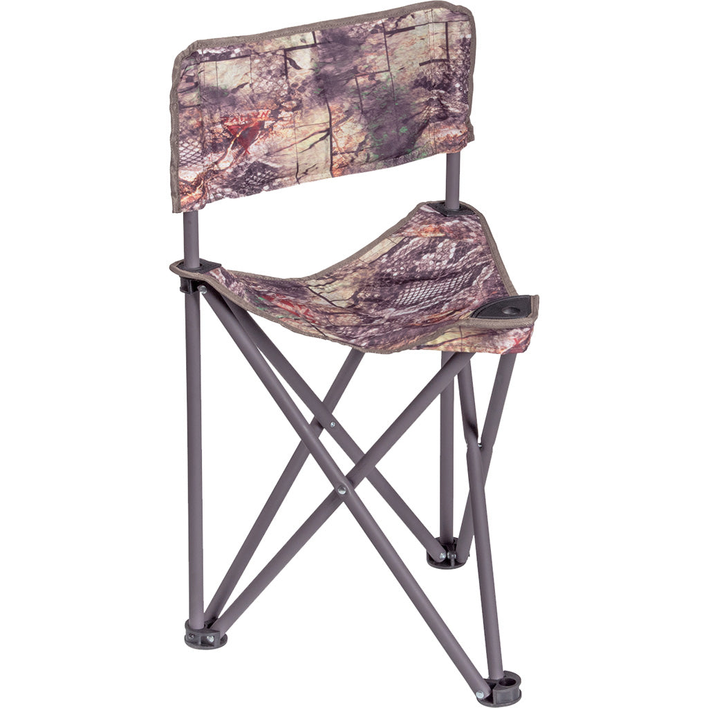 Native Tripod Blind Chair Dirt Road