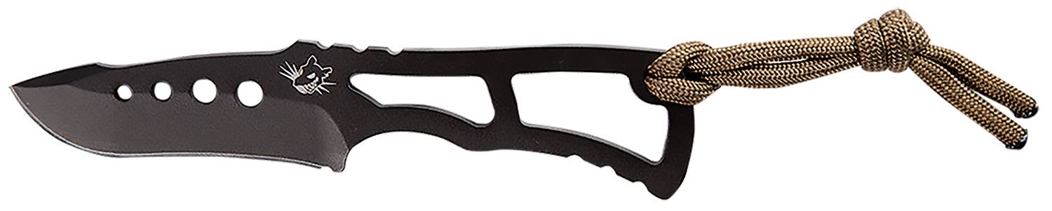 Southern Grind SG04030100 Vermin Fixed Drop Point Plain Black S35VN SS Blade, Includes Lanyard/Sheath