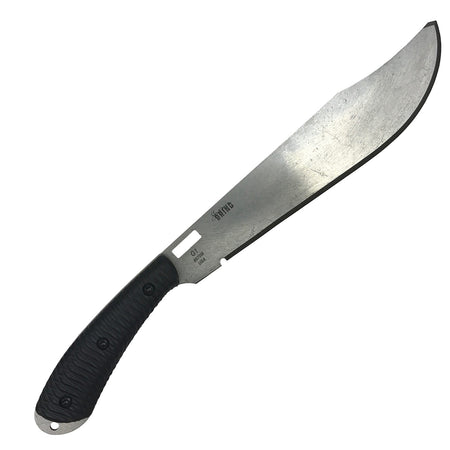 Southern Grind SG01070002 Grandaddy 11.78" Fixed Bowie Plain Satin 8670 Steel Blade, Black G10 Handle