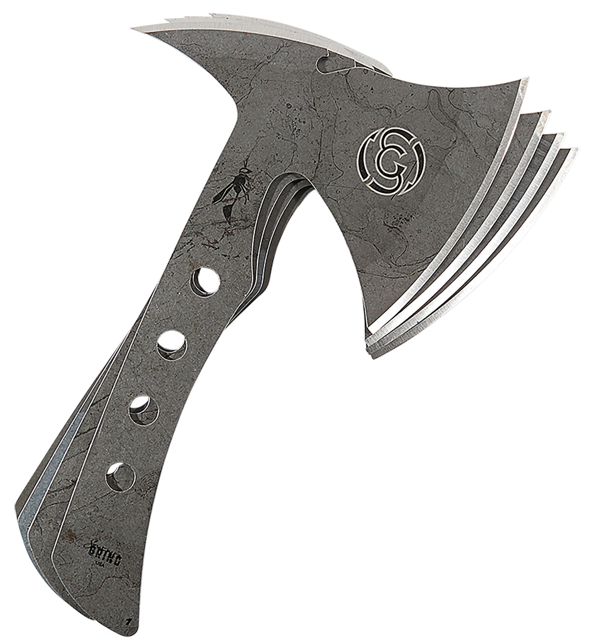 Southern Grind SG10070001 Wasp Throwing Set 8670 Steel Handle, 11.50" Long, Set of 4
