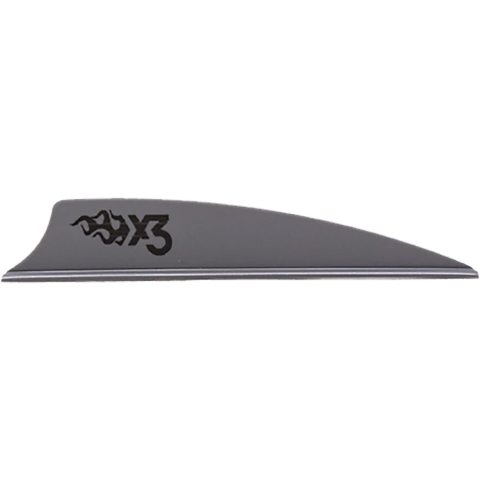 Bohning X3 Vanes Silver 2.25 in. 100 pk.