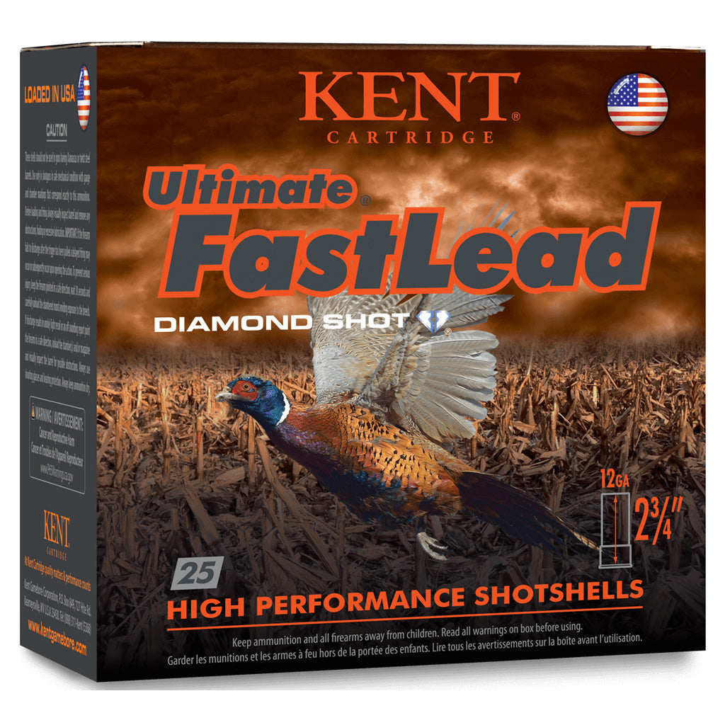 Kent Cartridge Ultimate Fast Lead 12 Gauge 2 3/4" 1 1/4 oz #7.5 Shot