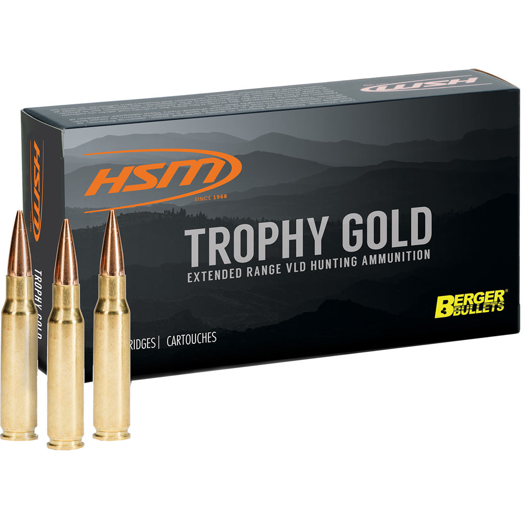 HSM .300 Winchester Mag Trophy Gold 210gr Hunting VLD Match Ammo